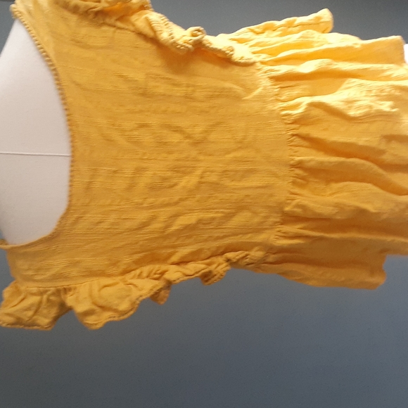 Free people yellow top size small - Picture 5 of 14